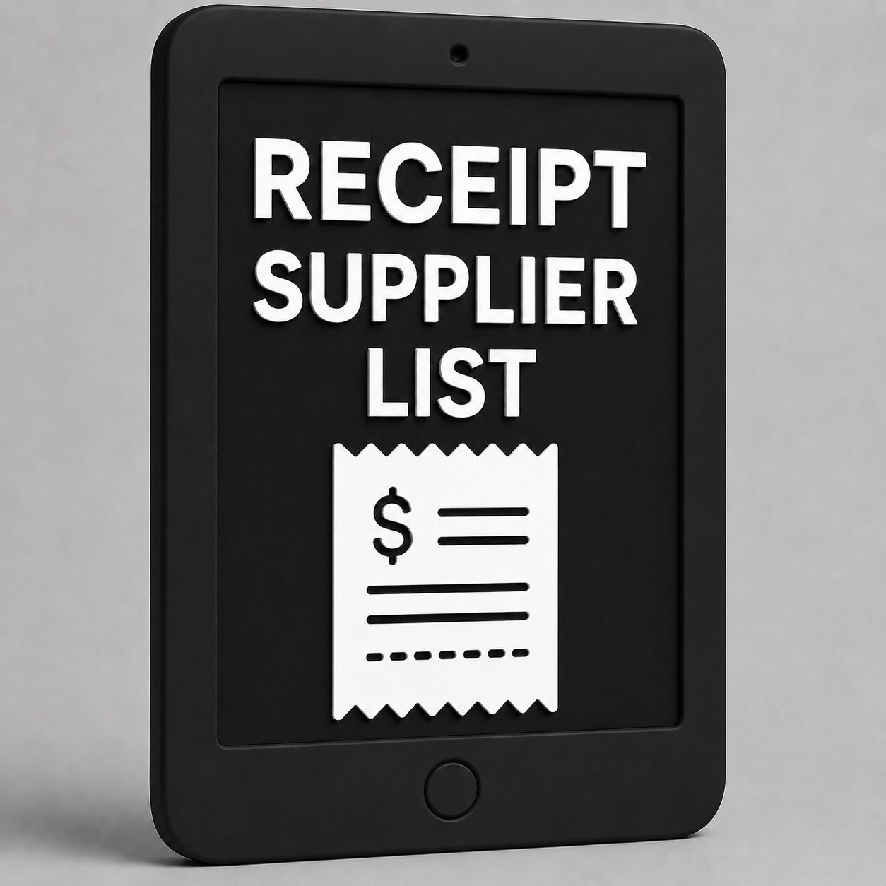 receipt supplier